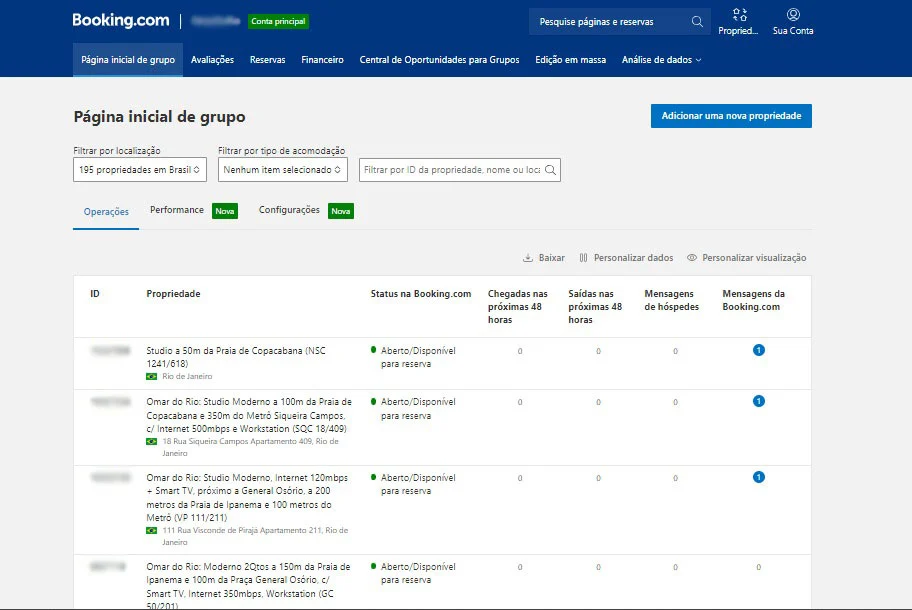 extranet booking