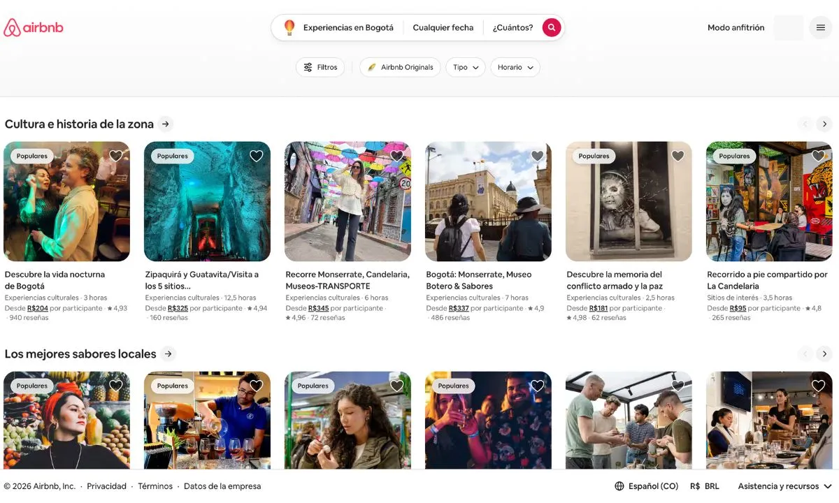 airbnb experiencias